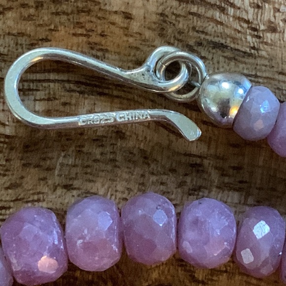 Jay King DTR Graduated Pink Tourmaline & Sterling Silver Necklace - Picture 6 of 6